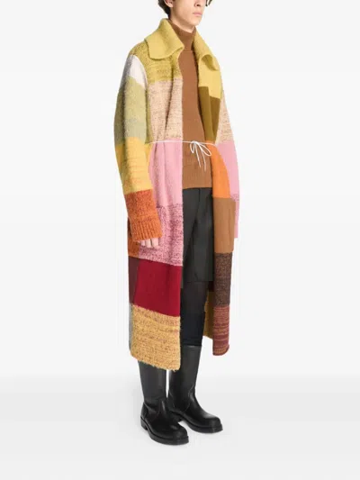 拼贴设计图案开衫