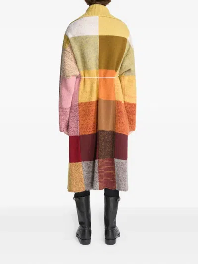 拼贴设计图案开衫