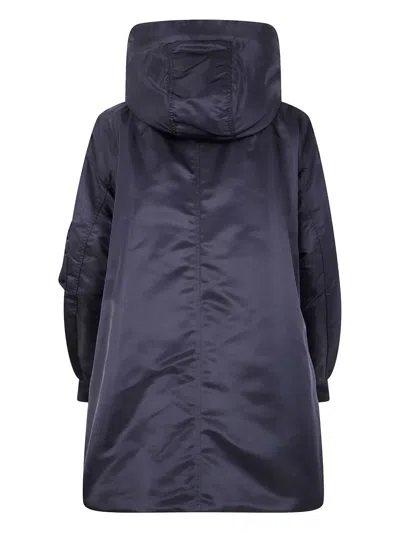 Aspesi Hooded Bomber Jacket In Black