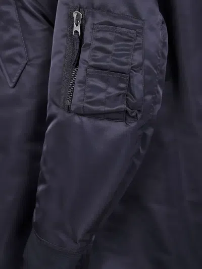 Aspesi Hooded Bomber Jacket In Black
