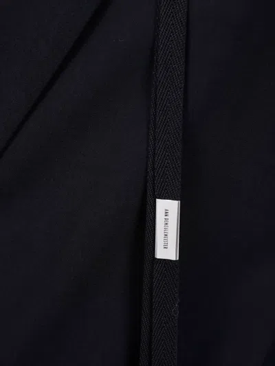 Ann Demeulemeester Olena Wrap Deconstructed Blazer In Black
