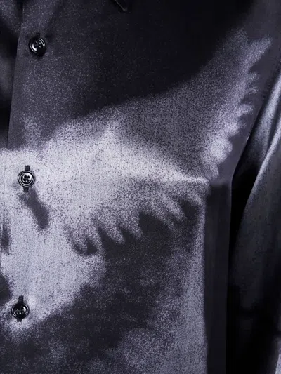 Ann Demeulemeester "rada" High Comfort Shirt With Drawstrings In Black