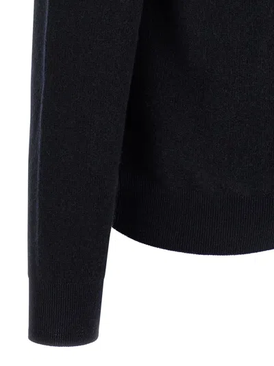 Brioni Cashmere Cardigan Sweaters And Cardigans Blue In Black