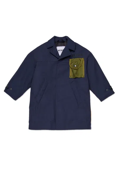 Myar Patch-pocket Jacket In Blue