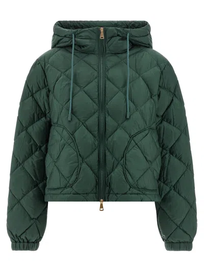Weekend Max Mara Eris Puffer Jackets Green In Green