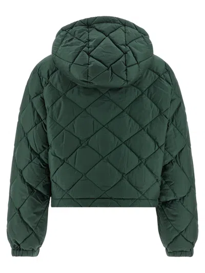 Weekend Max Mara Eris Puffer Jackets Green In Green
