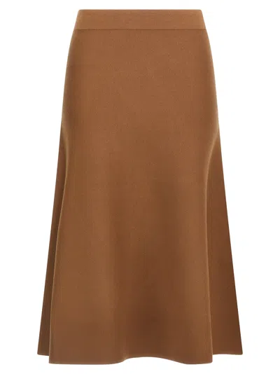 Max Mara Giusy Skirt In Brown