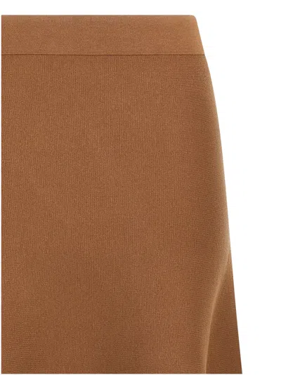Max Mara Giusy Skirt In Brown