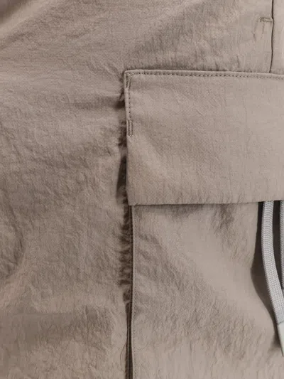 Laminar Cargo Nylon Bermuda Shorts In Gray