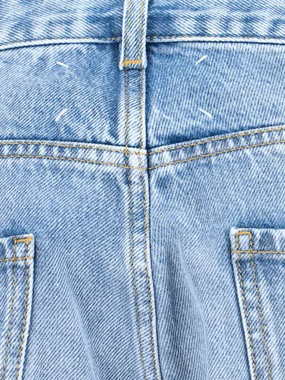 Maison Margiela Straight Leg Jeans With Contrasted Pockets Clothing In Blue