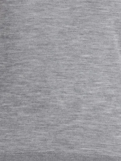 Allude Cashmere Turtleneck Sweater In Gray