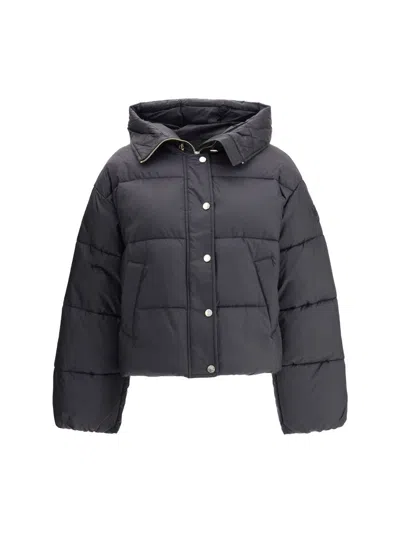 Pinko Padded Down Jacket In Black
