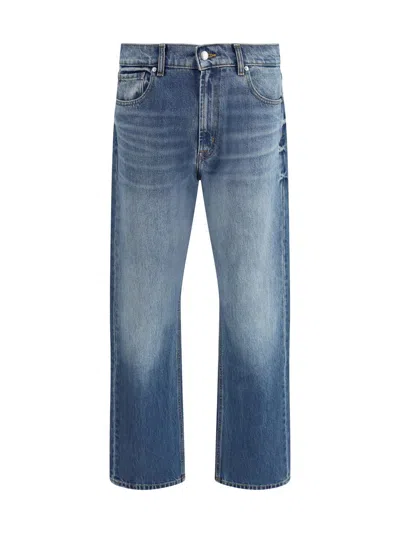 7 For All Mankind Bakersfield Modern Straight Jeans In Blue