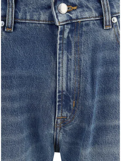 7 For All Mankind Bakersfield Modern Straight Jeans In Blue