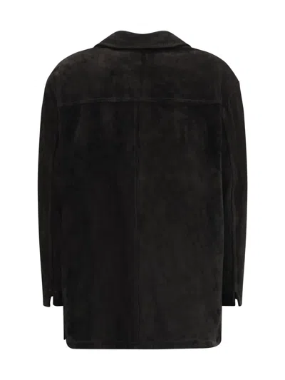 Salvatore Santoro Button-fastening Leather Jacket In Black