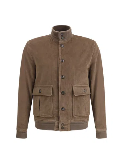 Valstar Corduroy Jacket In Brown