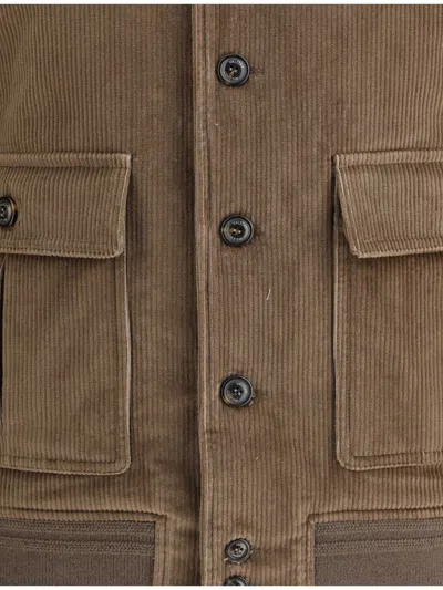 Valstar Corduroy Jacket In Brown