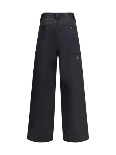 Balenciaga Men Utility Workwear Pants In Blue