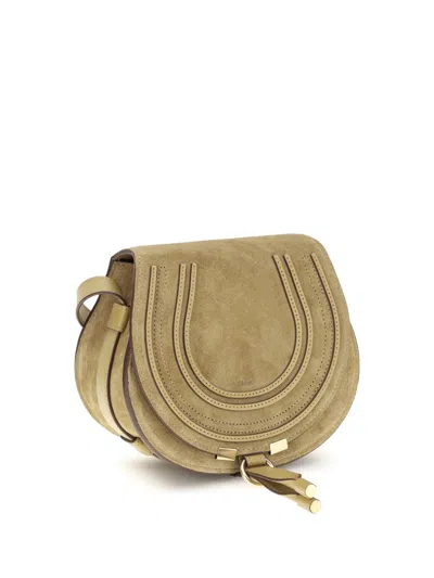 Chloé Women Marcie Small Shoulder Bag In White