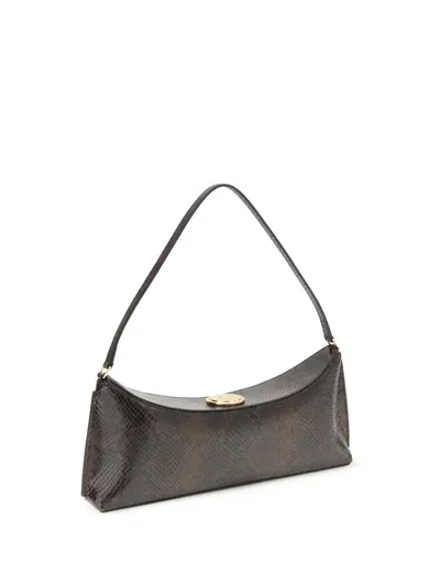 Jacquemus Le Calisson Crocodile-effect Leather Shoulder Bag In Multi