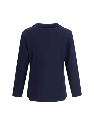 Lardini Single-breasted Virgin Wool Blazer In Blue