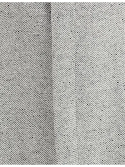 Lardini Herringbone Single-breasted Coat In Gray