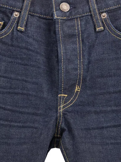 Tom Ford Contrast-stitching Straight-leg Jeans In Black