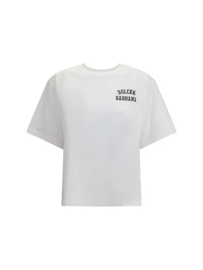 Dolce & Gabbana Women Cotton T-shirt In White
