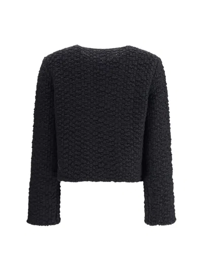 Fabiana Filippi Knitted Jacket In Black