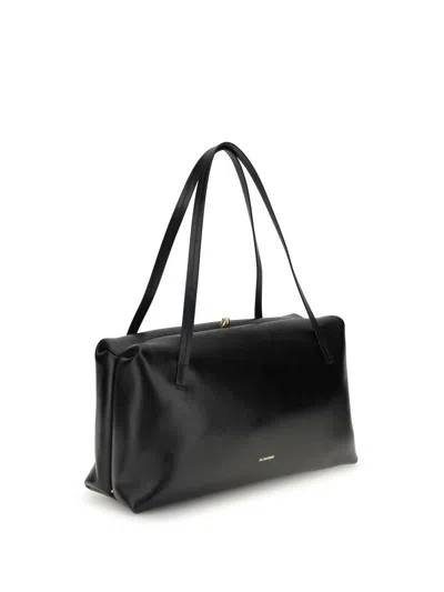 Jil Sander Women Medium Goji Pillow Shoulder Bag In Black