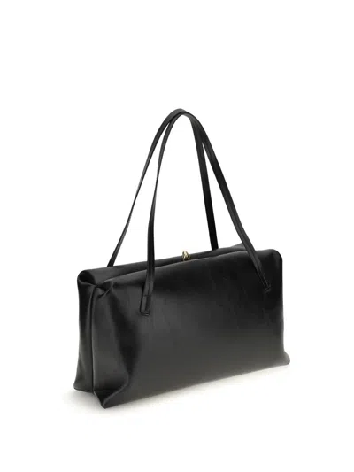 Jil Sander Women Medium Goji Pillow Shoulder Bag In Black