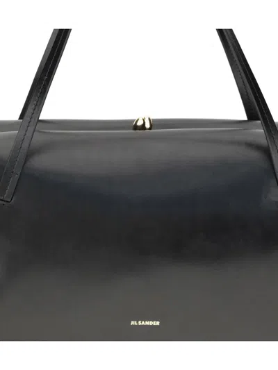Jil Sander Women Medium Goji Pillow Shoulder Bag In Black