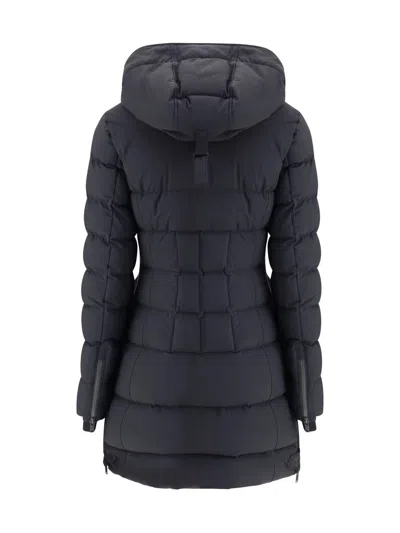 Moose Knuckles Midi Down Jacket In Black