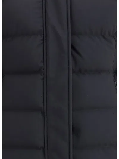 Moose Knuckles Midi Down Jacket In Black