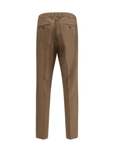Cruna Pleat-details Trousers In Brown