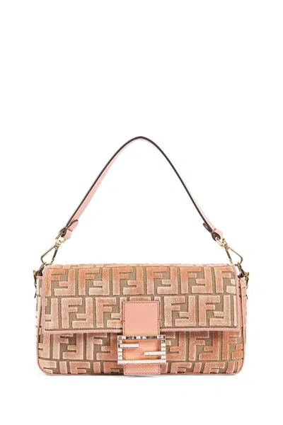 Fendi Women Baguette In Pink