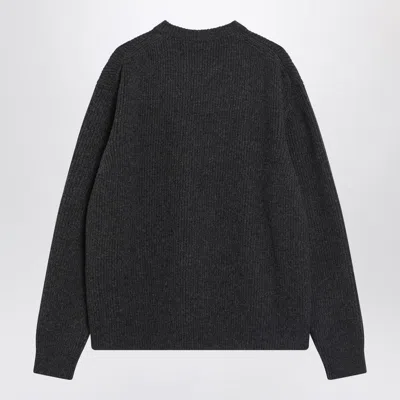 Gucci Gray Wool And Cashmere Sweater Men In Black