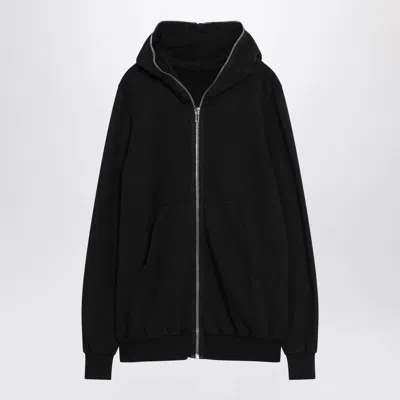 Rick Owens Drkshdw Hooded Long Sleeve Sweatshirt And Pockets In Black