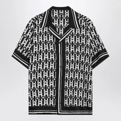 Dolce & Gabbana Personalized Wardrobe Shirt With Chest Pocket In Multi