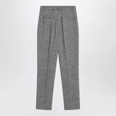 Dolce & Gabbana Tailored Wool Trousers In Gray