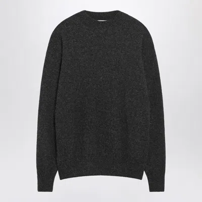 Lemaire Brown Sweater In Alpaca Blend Men In Black