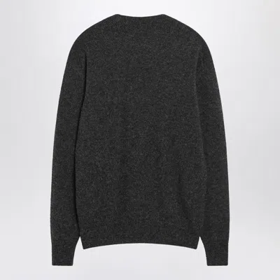 Lemaire Brown Sweater In Alpaca Blend Men In Black
