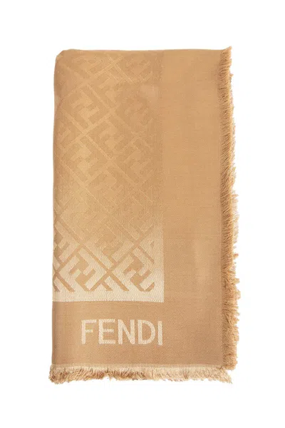 Fendi Scarves In Neutral