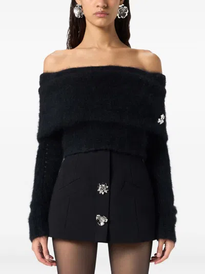 Blumarine Sweaters In Black