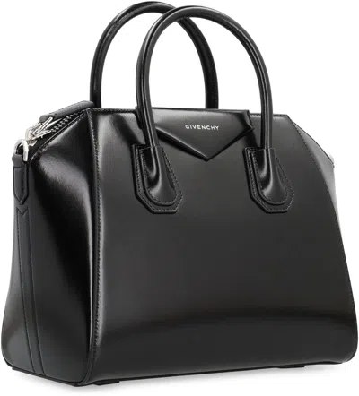 Givenchy Small Leather Shoulder Bag With Structured Silhouette In Black