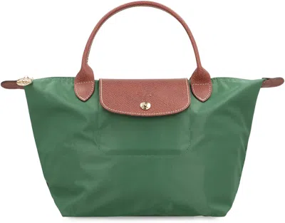 Longchamp Le Pliage Original Medium Canvas Handbag In Green