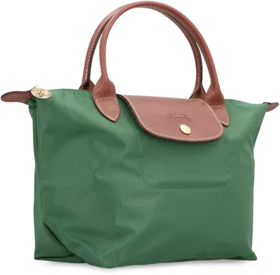 Longchamp Le Pliage Original Medium Canvas Handbag In Green