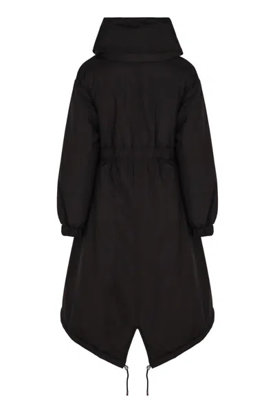 Moorer Eneida Hooded Parka In Black