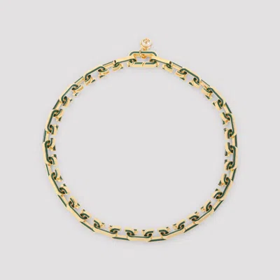 Casablanca Enamel C Link Necklace Men In Gold