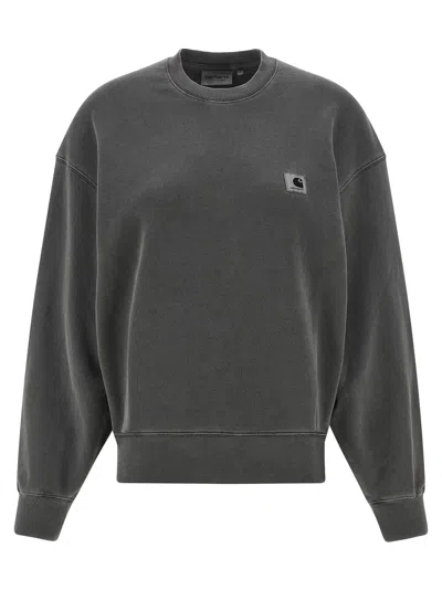 Carhartt Nelson Sweatshirt Gray In Gray